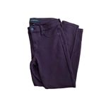 Liverpool Madonna Size 2/26 Petite Dark Plum Aubergine Zip Up Stretch Pants Purple Photo 7