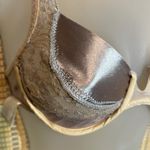 Victoria's Secret Victoria’s Secret Gold Label 1980s/1990s Gold Satin Lace Underwire Brand 34B Photo 11