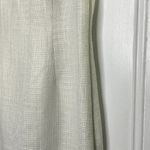 Calvin Klein  Sleeveless White Tweed Sheath Dress Full Zip Sides Women's 10 Photo 6