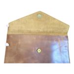 Etsy BB engraved initials 13x10 leather laptop sleeve envelope style flap closure Photo 6