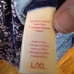 Oscar de la Renta  Pink Label Floral Zip Housecoat Lounger Nightgown Muumuu L/XL Photo 8