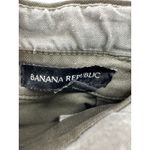 Banana Republic  Womens Olive Green Paperbag Belted Denim Skirt Size 8 Modest Photo 5