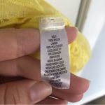 Socialite bright yellow lace mini dress sheer back v neck women’s size large Photo 8