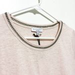 Current Air New! Pink Crew Neck Short Sleeve Chain Accent Top Photo 5