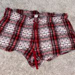 PINK - Victoria's Secret VS PINK FLANNEL PAJAMA SHORTS Photo 0