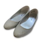 American Eagle , size 6.5, silver sparkler ballet flats Photo 1