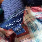 Nautica  Fleece Red Blue Plaid Long Sleeve Pajama Set SIZE M Photo 2