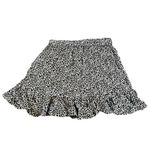 American Eagle  black-and-white leopard mini skirt Photo 0