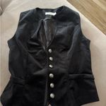 CAbi  Black Buttoned Vest Photo 0
