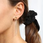 Ettika  Crystal Chain Drop Earrings, $60 Photo 1
