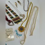 Mixed Fashion Costume Jewelry Lot Beaded Necklaces Boho Fringe 16 pcs 1.5 lbs Pink Photo 5