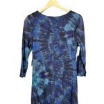 Desigual  Maxi Dress Blue Green Tie-Dye Mesh‎ Overlay US Small / EU Medium New Photo 3