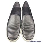 Vince Pearlized Gray Preston Slip On Sneakers Shoes 9.5 Photo 0