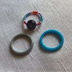 3 ring bundle (rubber & beaded)! Photo 0