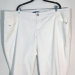 White Jeans Size 24W Democracy Absolution Cropped Jeans Photo 2
