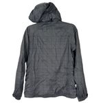 Columbia Grey Plaid Lightweight Rain Jacket Windbreaker Cinch Women's Medium Photo 4