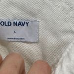 Old Navy New  overalls white denim slouchy jeans shortall ecru pockets romper Photo 3