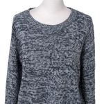 Divided  Blue Cropped Sweater Size Medium H&M Blue Sweater Navy Blue Sweater Photo 2