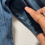 A.M.I. Jean Jacket Womens Small S Blue Denim With Rhinestones Size L Photo 9