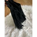 Nine West suede leather boots, size 6 1/2 with fringe cowgirl outfit Photo 1