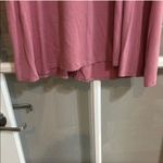 Olivia Rae  Pink mauve Women's tee shirt dress large stretchy rayon spandex Photo 1