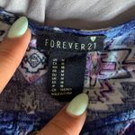 Forever 21 Blue Flowy Crop Top  Photo 3