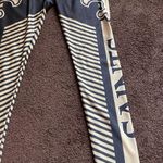 NFL New Orleans Saints black and gold striped leggings S Photo 6