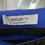 Bailey 44 Chic Long Electric Blue Bell Sleeve Black Dress Women’s Size Medium M Photo 5