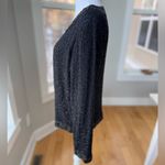 Vintage Dressbarn Collection Black Fully Beaded Long Sleeve Dressy Jacket Small Photo 1