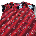 Mayette Apparel Hawaiian Style Dress Size Small SM By Mayette Women's MuuMuu Kaftan Dress Floral Vintage Dress Photo 3