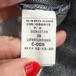 Loft Sz 28 6 High Waist Flare Crop Jeans In Bright Indigo Women's Blue Stretch Photo 10