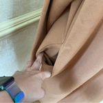 Uniqlo Sweat Hoodie Long-Sleeve Dress Orange 85% Cotton Sz Large Photo 5