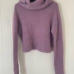 Free People Stormy Pullover Turtleneck Sweater Lavender Size Medium Gently Used Photo 1