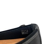 Clarks  Collection Black Leather Meadow Opal Flats Ballet Shoes Sz 10 Photo 4