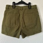ZARA denim wrap skort in dark green sz small nwt Photo 4