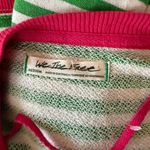 Free People Classic Striped Oversized Crewneck Pink Clover Combo Size M Photo 8