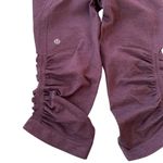 Lululemon In The Flow Crop II Heathered Berry Yum Yum Size l Photo 7