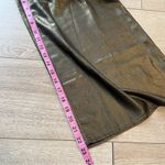 LPA  Gold Metallic Sheer High Waisted Cropped Gaucho Wide Leg Pants Size S Photo 7