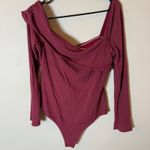 Lovers + Friends Lovers‎ + Friends Florence Bodysuit  Burgundy Size XL Photo 1