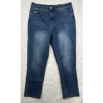 Frye  Women's Medium Wash High‎ Rise Straight Denim Jeans 10/30 Casual Photo 1