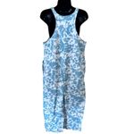 Colsie Baby Blue White Tie Dye Fleece Jumpsuit Size M Photo 9