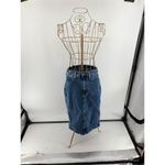 J.Crew Denim Jean Straight Pencil Skirt Size 4 99% Cotton Photo 10