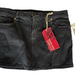 Guess  Y2K Black Denim Micro Mini Skirt NWT size 28 Photo 0