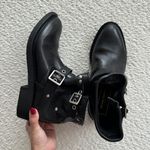 Golden Goose Black High Harness Biker Boots Photo 6