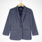 J.Crew Wool One Button Blazer Pin Stripe Jacket Size 6 Photo 0