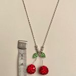 NWT Cherry Pendant Necklace Red Photo 6
