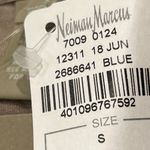 Joan Vass  Women’s Tan White & Blue Dip Dye Scoop Neck Sleeveless Maxi Dress NEW Photo 4