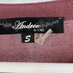 Andree by Unit  rayon embroidered tunic lightweight maroon boho casual earthtones Photo 5