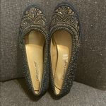Coldwater Creek  Navy Flats with Gold Detailing Photo 1
