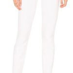 Mother Denim Looker Ankle Fray Jeans‎ in Glass Slipper White Size 26 Photo 0